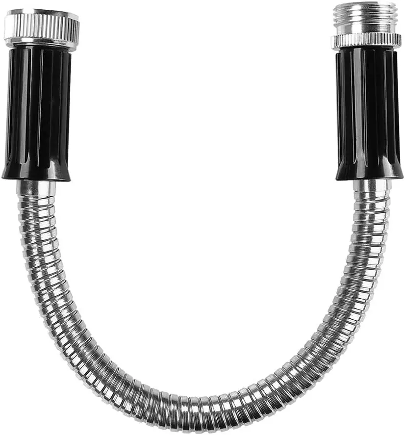 

Metal Short Garden Hose 1 Foot Connectors, Drainage Hose for Dehumidifier Small Water Hose Extension High Pressure Bib Reel Exte