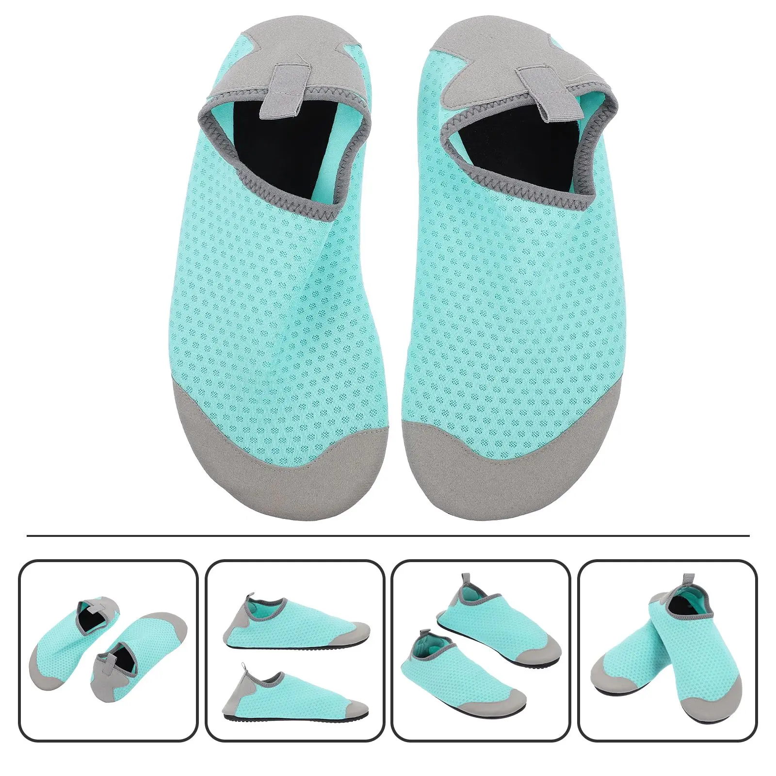 1 Pair of Beach Water Shoes Adult Beach Water Shoes Water Skiing Shoes Outdoor Swim Shoes For Women Suitable for sizes 36 - 37