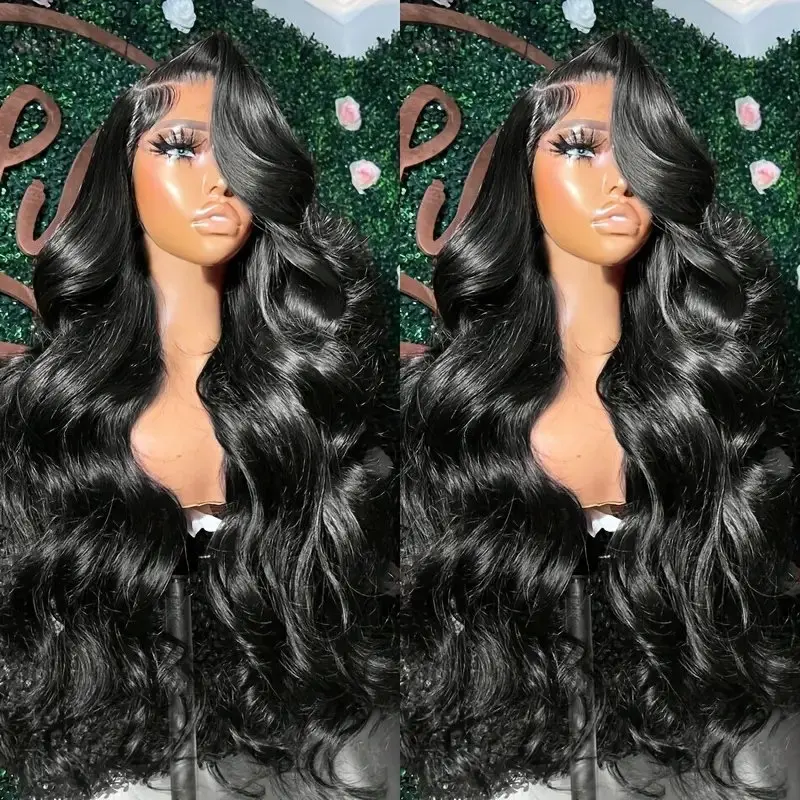 Rosabeauty Nature Color HD 13X6 Transparent 5X5 Glueless Wig Body Wave Lace Frontal 13X4 Front 100% Human Hair Wigs 250% Density