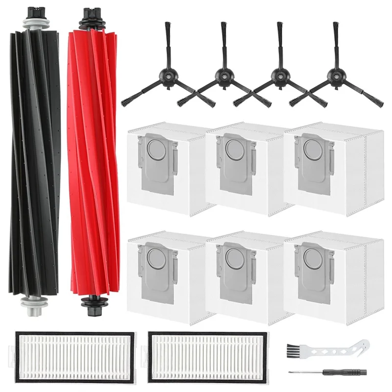 로보락 Q5 Max+ / Q5 듀오롤러+ 로봇 청소기 메인 사이드 브러시 헤파 필터 먼지 봉투 교체 부품 여름 세일