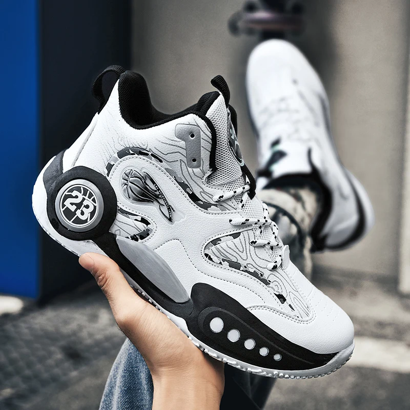 고품질 농구화 브랜드 디자이너 운동 트레이너 야외 운동화 남성용 남성용 내마모성 미끄럼 방지 운동화