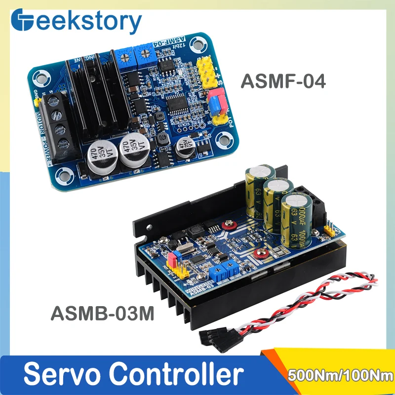 Nowy kontroler ASMF-03M/ASMF-04 pojedynczy kanał 500Nm/1000Nm wysoki moment obrotowy DIY części płyty sterowania serwo dla modelu samochodu robota