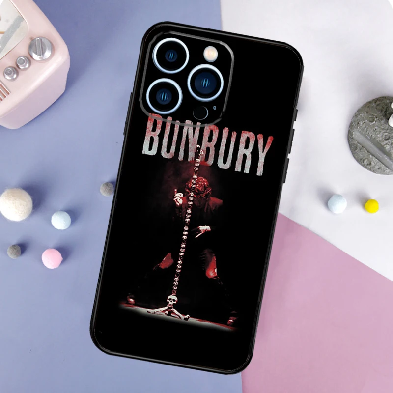 Enrique Bunbury Case For iPhone 16 15 13 12 11 14 Pro Max Mini X XR XS Max Plus Bumper Back Cover