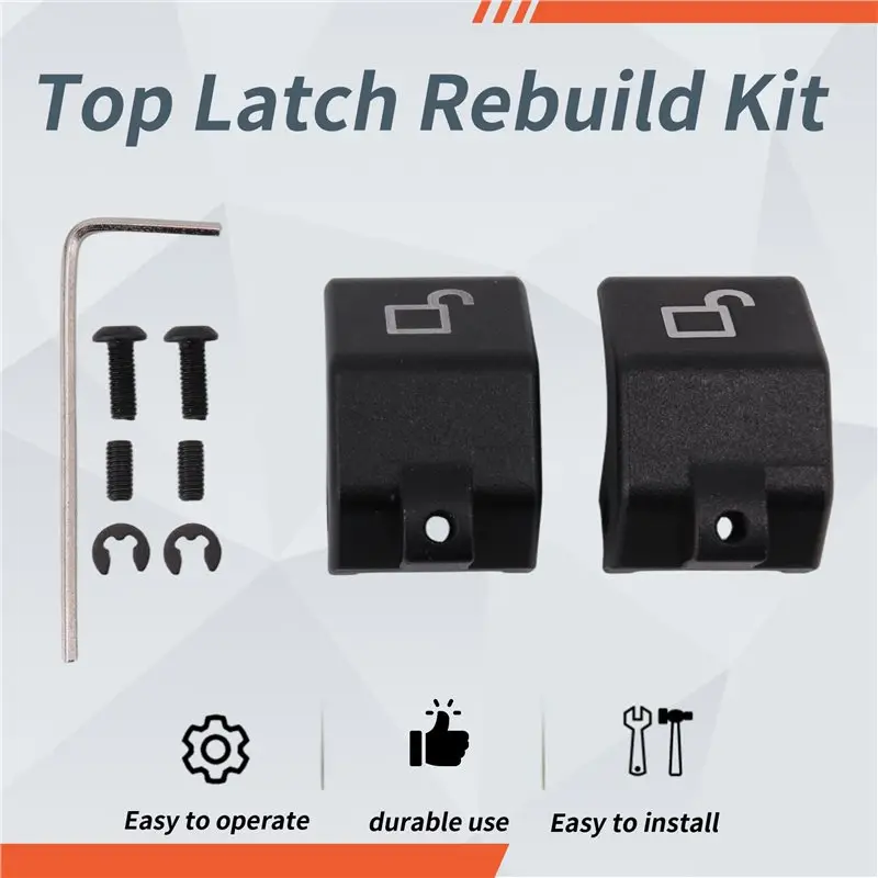 Customer Favorite For Mazda Miata 1990-2003.8 Convertible Top Latch Rebuild Kit In Billet Aluminum Car Accessories