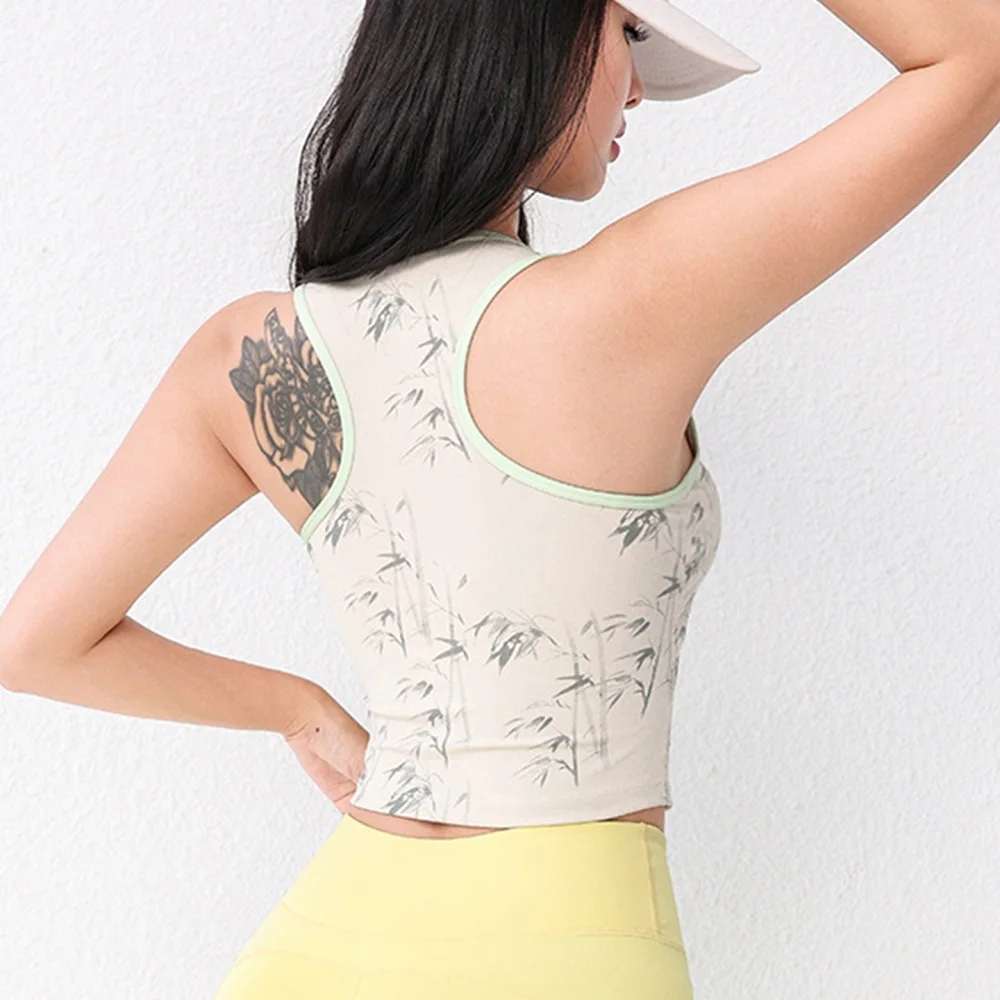 Cloud Hide Women Yoga Crop Top XXXL Sports Bra Push Up Underwear Fitness Brassiere Bras Athletic Vest Girls Sport Running Shirt