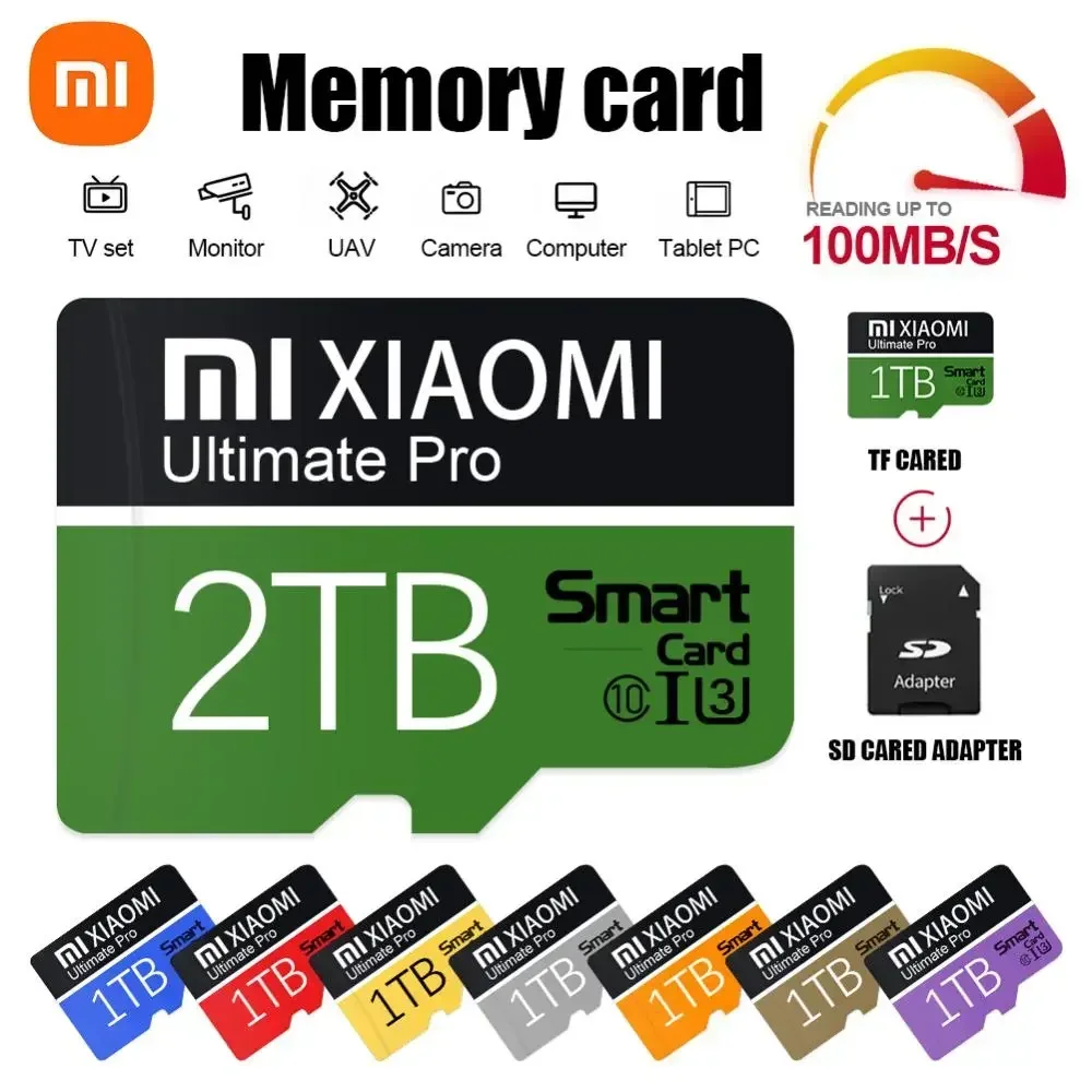 Xiaomi Micro Memory Card High Speed SD Flash Card 128GB A2 4K HD 1TB Mini TF SD Card For Phone Cam Nintendo Switch TF Card