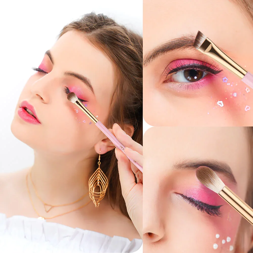 Docolor 아이 메이크업 브러쉬 15Pcs 브러쉬 세트 아이 섀도우 블렌딩 컨실러 눈썹 속눈썹 아이 라이너 프리미엄 아이 메이크업 브러쉬