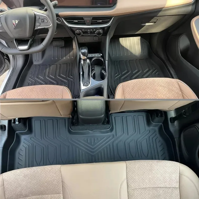 الحصير ل بويك إنكور GX 2024 2025 TPE ثلاثية الأبعاد الحصير سيارة البضائع بطانة الجذع/مسند الظهر حصيرة وسادة للقدم الدفة اليسرى #4