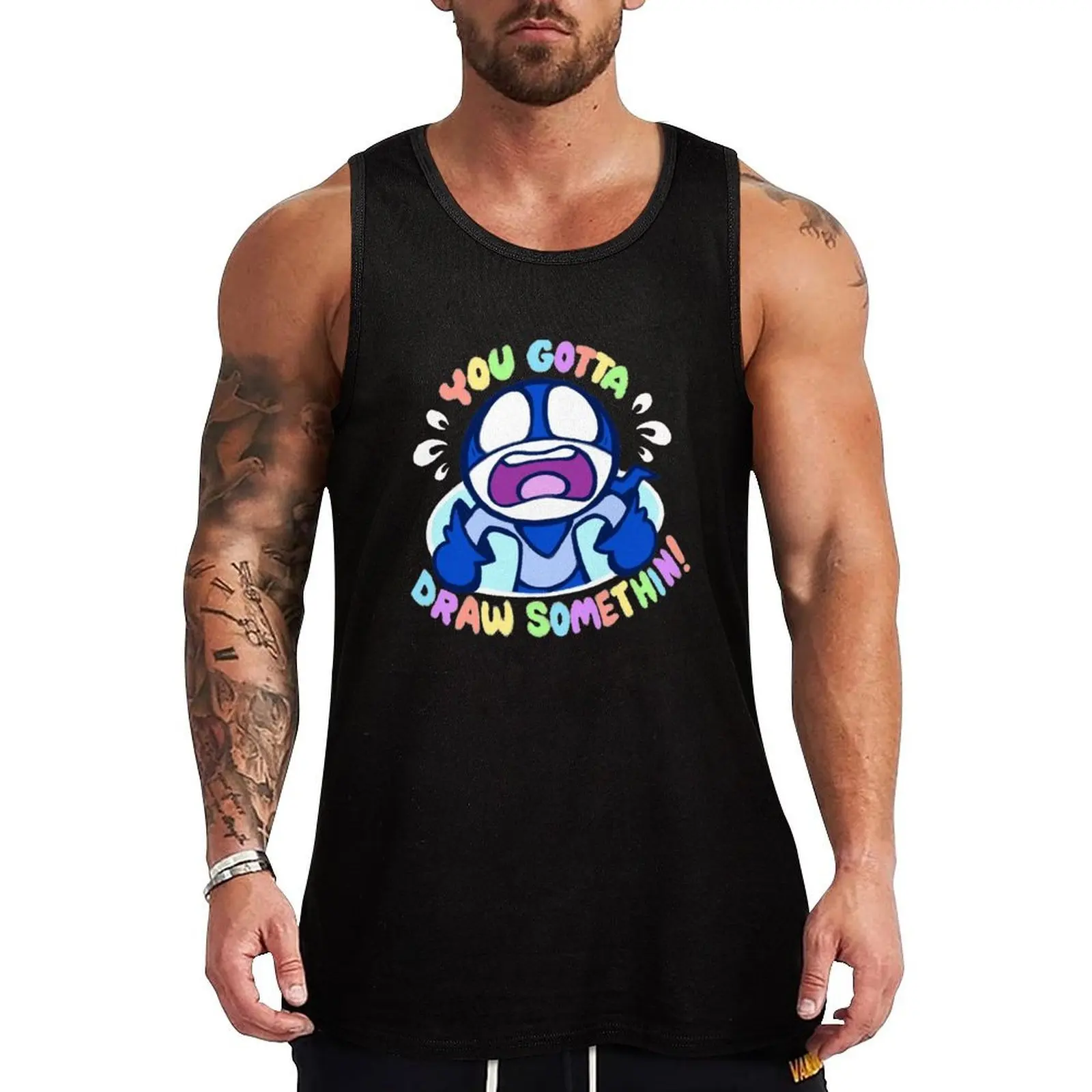 

YOU GOTTA DRAW SOMETHIN'! Tank Top Quick Dry Tank Top for Running Jogging Athletic Wear