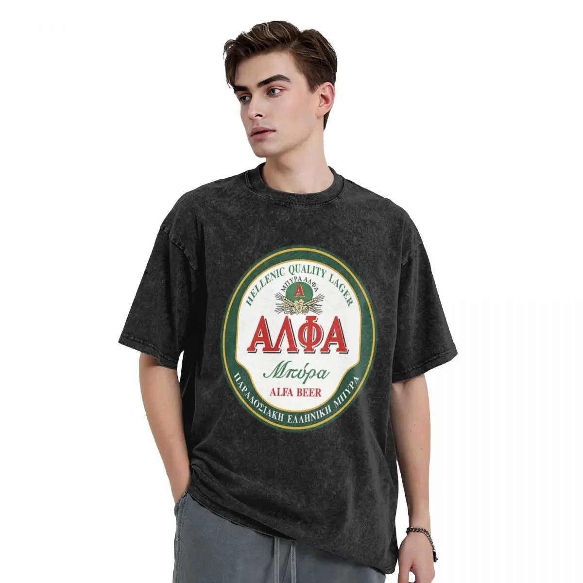 

Alfa beer T-Shirt shirts graphic tees cute tops slim fit t shirts for men