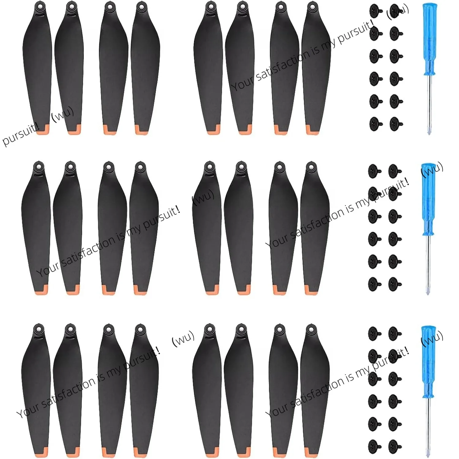 ZOCI-8 PCS Propeller Blades Aerial Accessory Spare Parts for Mini 4 Pro Mini 3 Pro Drone