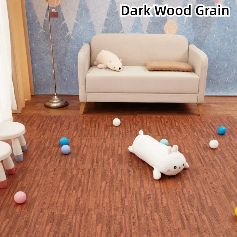 Детский игровой коврик, переплетенная пенопластовая плитка, толстый водонепроницаемый напольный коврик для детской игровой комнаты, безопасная игра-головоломка для ползания