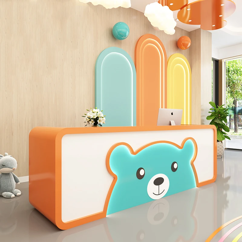 

Minimalist Aesthetic Reception Desks Shop Luxury Beauty Salon Reception Desks Restaurant Company Mostrador Office Furniture