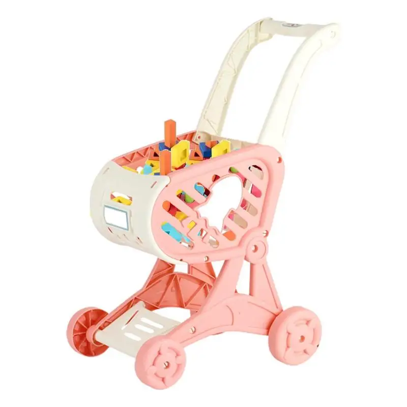 Mini carrinho de compras brinquedo crianças simulação jogando carrinho de supermercado brinquedos com plug-in design simulação carrinho de compras brinquedo casa de boneca