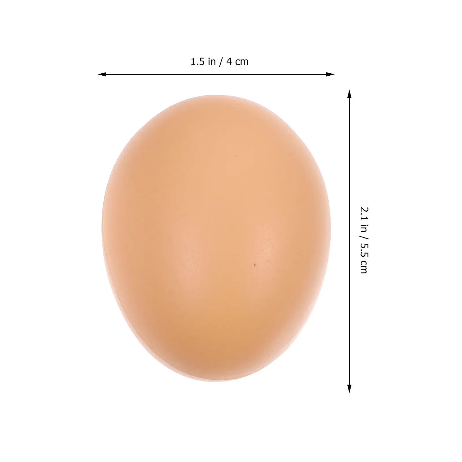 40Pcs DIY Plastic Fake Eggs Simulation Easter Decorations Creative Reusable Painting Craft Egg Props for Kids Holiday