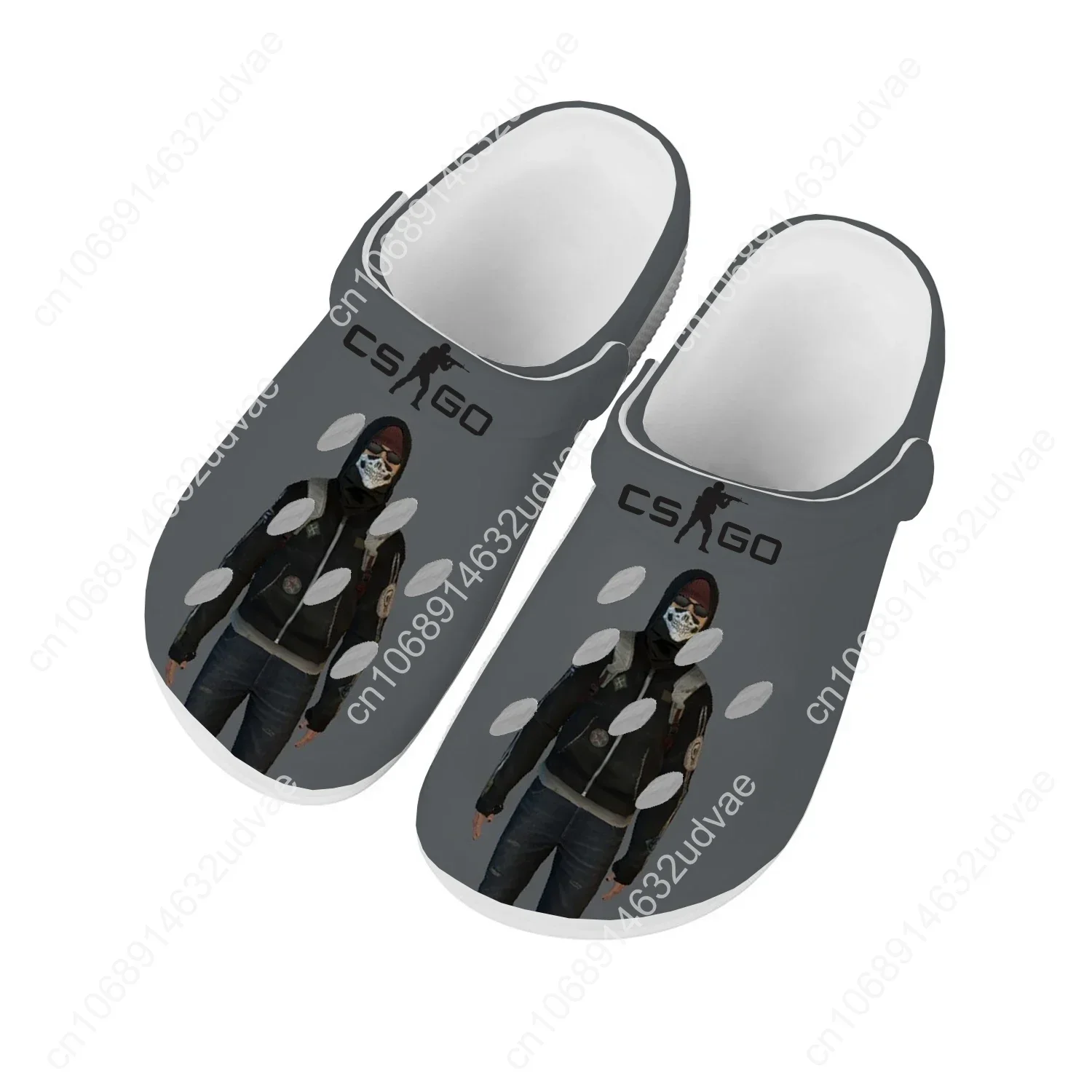 Counter Strike Global Offensive Water Shoes Mens Womens Comfortable Home Garden Clogs Customizd Sandals Beach Hole Slippers