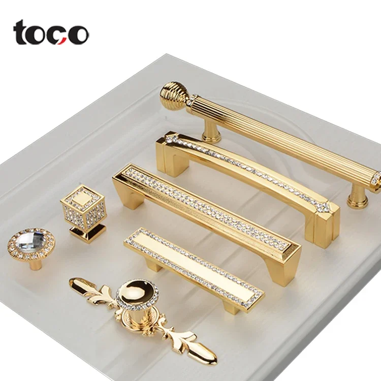 TOCO furniture hardware kitchen drawer handles long wardrobe knobs cabinet handle