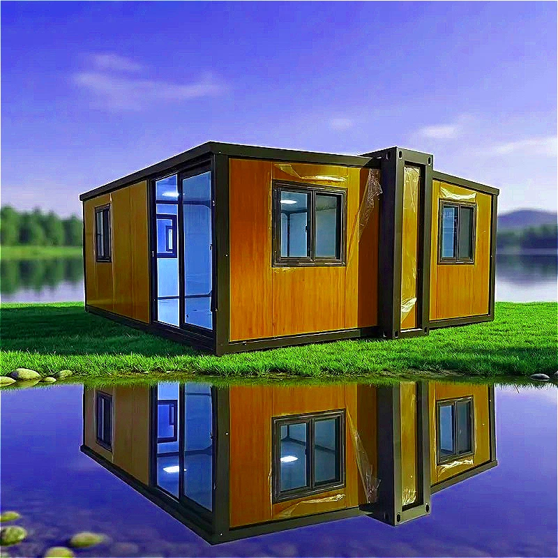 Garden Room Container House Widely Application Vacation Container House Cabins Modular Folding House with Balcony and Stairs