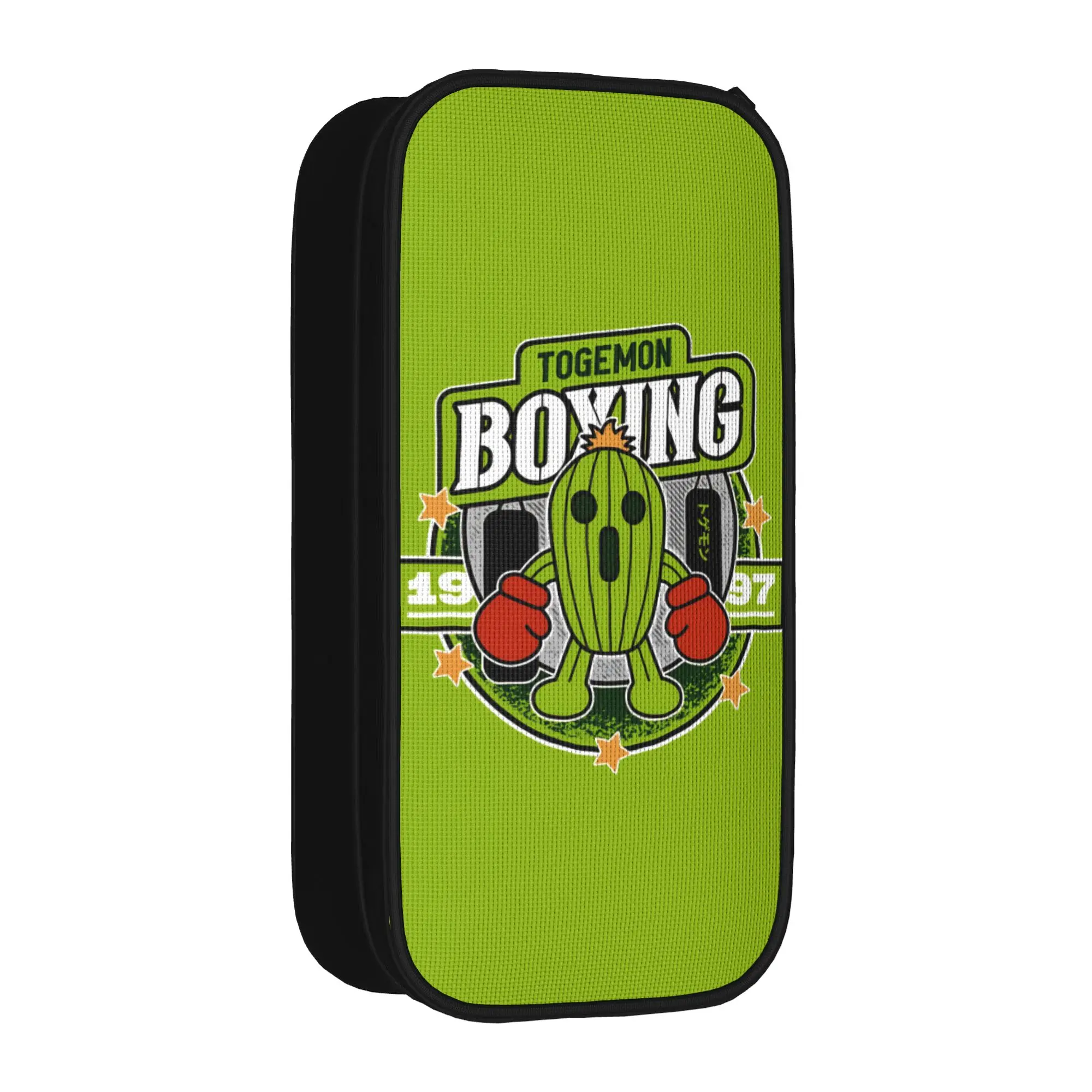 

Togemon Boxing Digital Monster Digimon Pencil Cases Classic Pen Box Bag for Student School Supplies Cosmetic Pencil Pouch