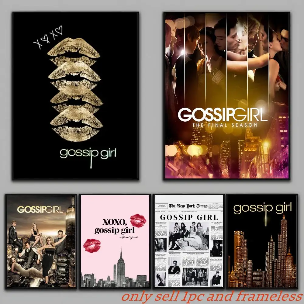 Hot TV Series G-Gossip Girl Poster Painting Prints Wall Art Picture Film Room Home Bar Cafe Decor Home  Mural