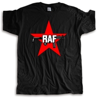 Hot sale men brand t shirt summer cotton tshirt brand men t shirt RAF Red Army Faction Homme Black T-shirt drop shipping
