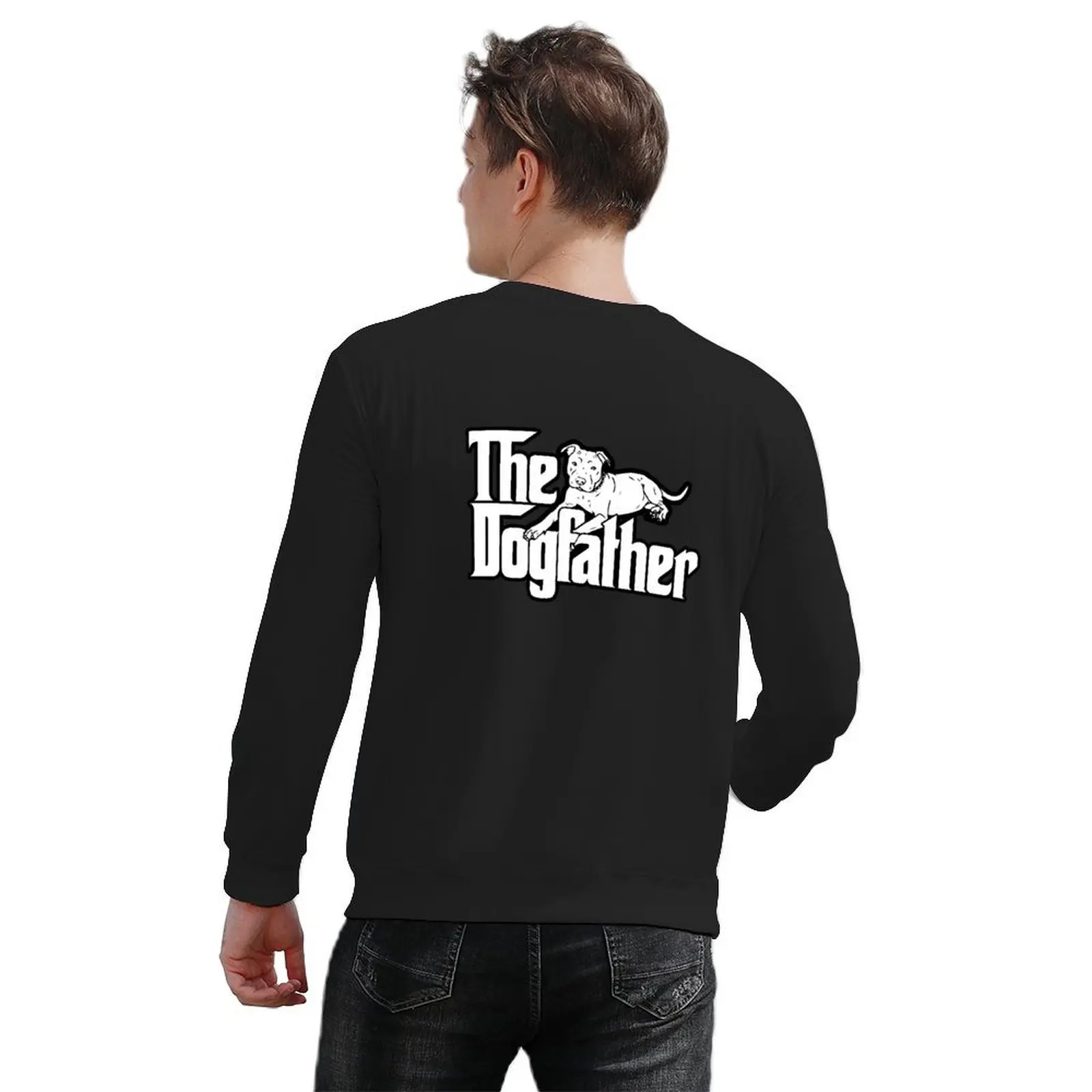 سترة شتوية للرجال من The Dogfather Pitbull Edition ملابس خريف كورية منتجات جديدة بلوزات