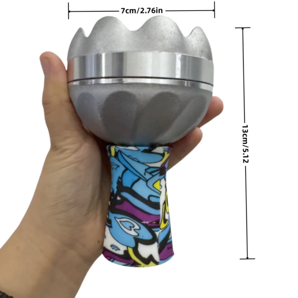 2In1 الشيشة الشيشة وعاء التبغ حامل الفحم تشيتشا الحرارة حارس Magement نظام الفحم الملحقات ، لون عشوائي