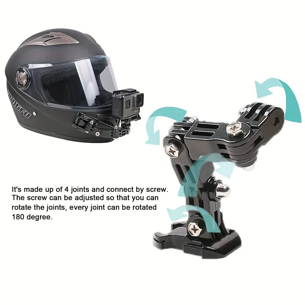 

Motorcycle Helmet Holder Kit, Aluminum Alloy Jaw Clamp, Handlebar Mount, No Charging Required