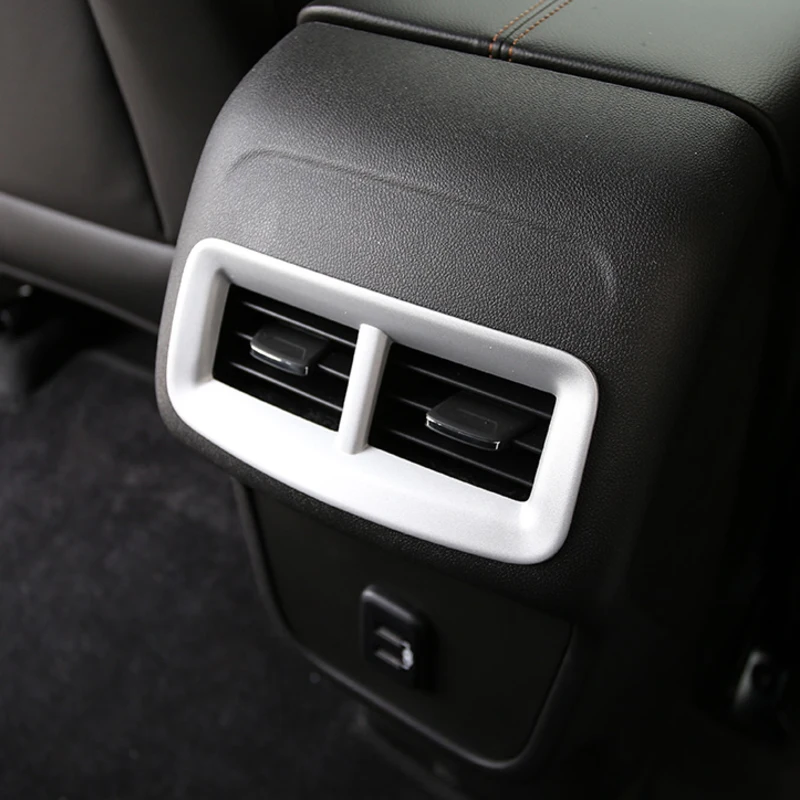 For Chevrolet Equinox 2017 - 2019 Car Interior Armrest Box Vent Trim Rear Air Conditioning Vent Outlet Cover Trim
