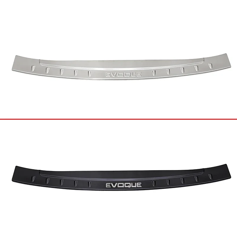 Stainless Steel Car Outside Rear Bumper Protector Sill Plate For Land Rover Range Rover Evoque 2012-2018 Car Accessories fast