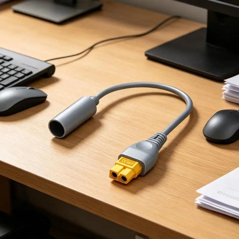 B03F Female To DC5521/Type C/ XT60 Adapter Cord PVC Construction For Efficient Power Delivery