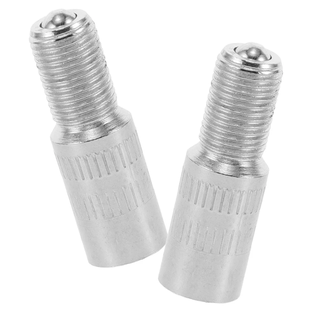 

2Pcs Tire Valve Stem Extenders Universal Durable Chrome Plated Copper Easy Inflate Air Valve Extension Car Truck Motorcycle