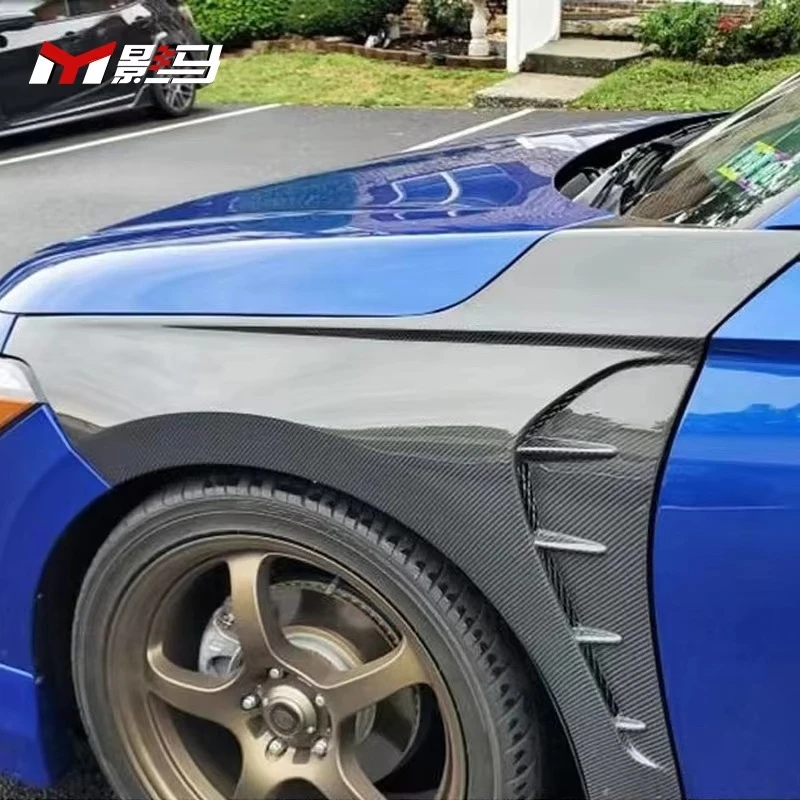 For  11th Gen for Civic FL1 FE1 Custom Full Carbon Fiber Vented Front Fenders Auto Parts Application
