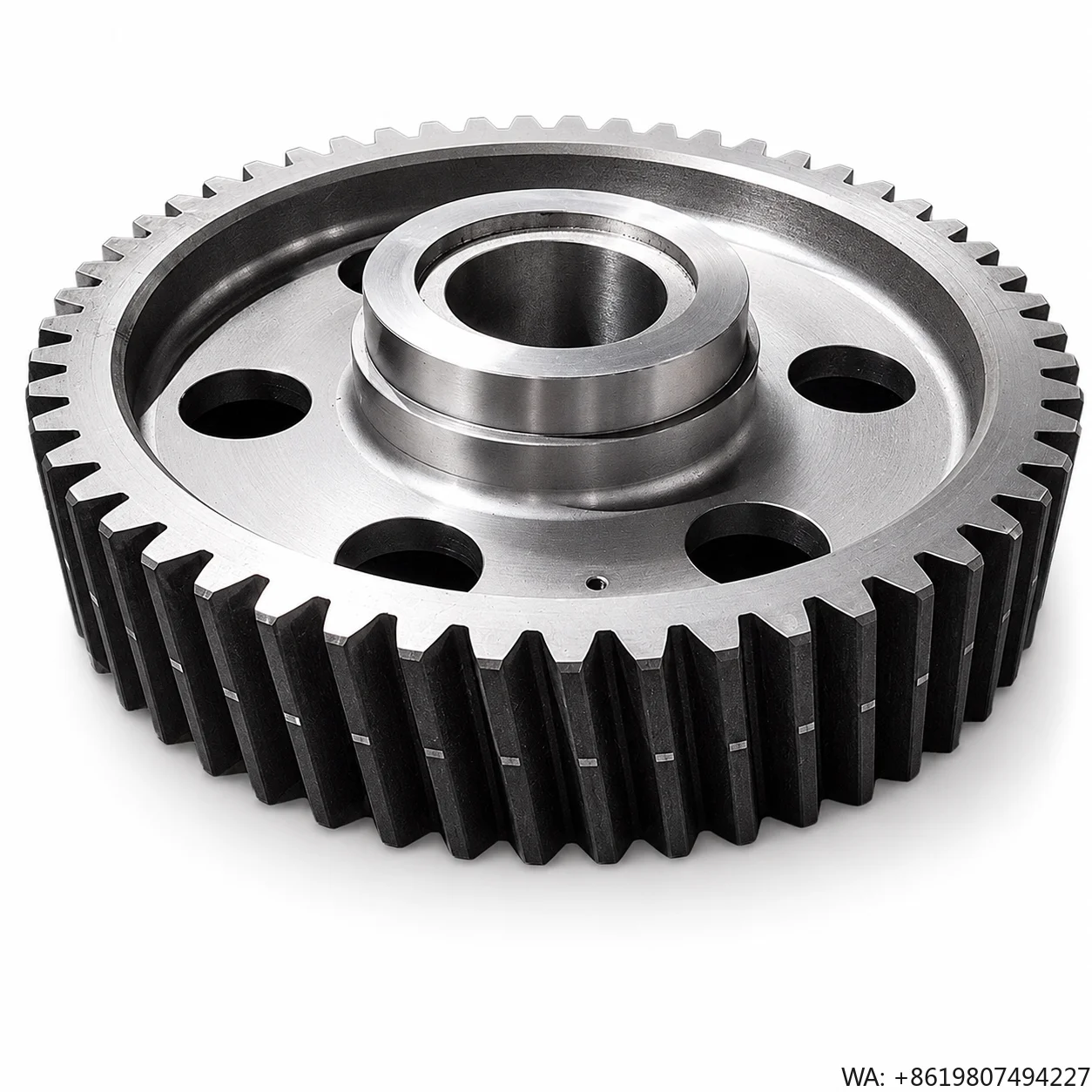 Custom Large Steel Helical Gear for Industrial Equipment Reducer Assembly