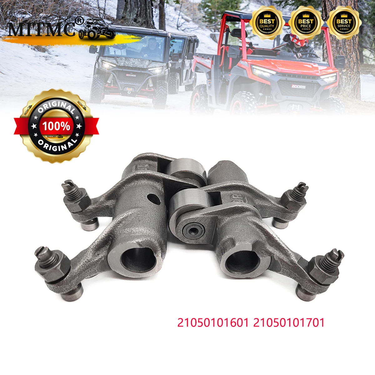 ذراع هزاز مدخل وعادم لأجزاء Odes 1000 Dominator X2 X4 ATV UTV رباعية 21050101601 21050101701