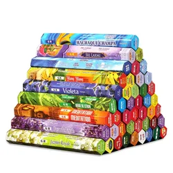 G R 20 Sticks Indian Incense CHENDAN Meditation Lavender Yoga Rose Jazmin Line Incense Purifying Air Deodorization Aromatherapy