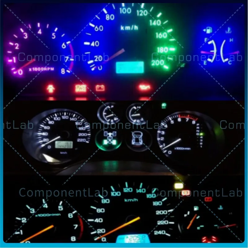 LED Automotive specificDashboard  For Nissan Tiana Edda Duke Volkswagen dashboard modified LED background 3528 lamp bead 1210