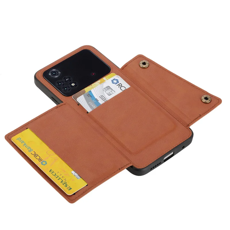 PU Leather Wallet Phone Case For Xiaomi Poco X4 Pro Card Slot Back Cover For Poco Poko Pocco Little X4Pro X 4 Pro 4Pro X4 Pro 5G