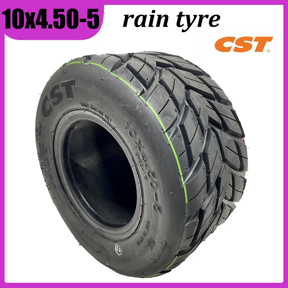 CST 10x4.50-5 Rain Tire for Go-karting Racing Wet Tyre High-quality Wear-resistant Accessories