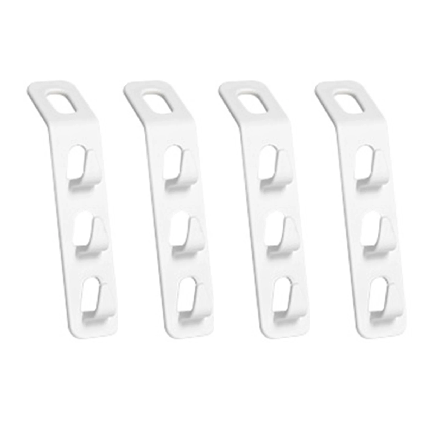 

4 шт. каскадные крючки для вешалок для одежды, пластиковые многослойные многофункциональные многофункциональные крючки для вешалок для одежды, экономящие пространство