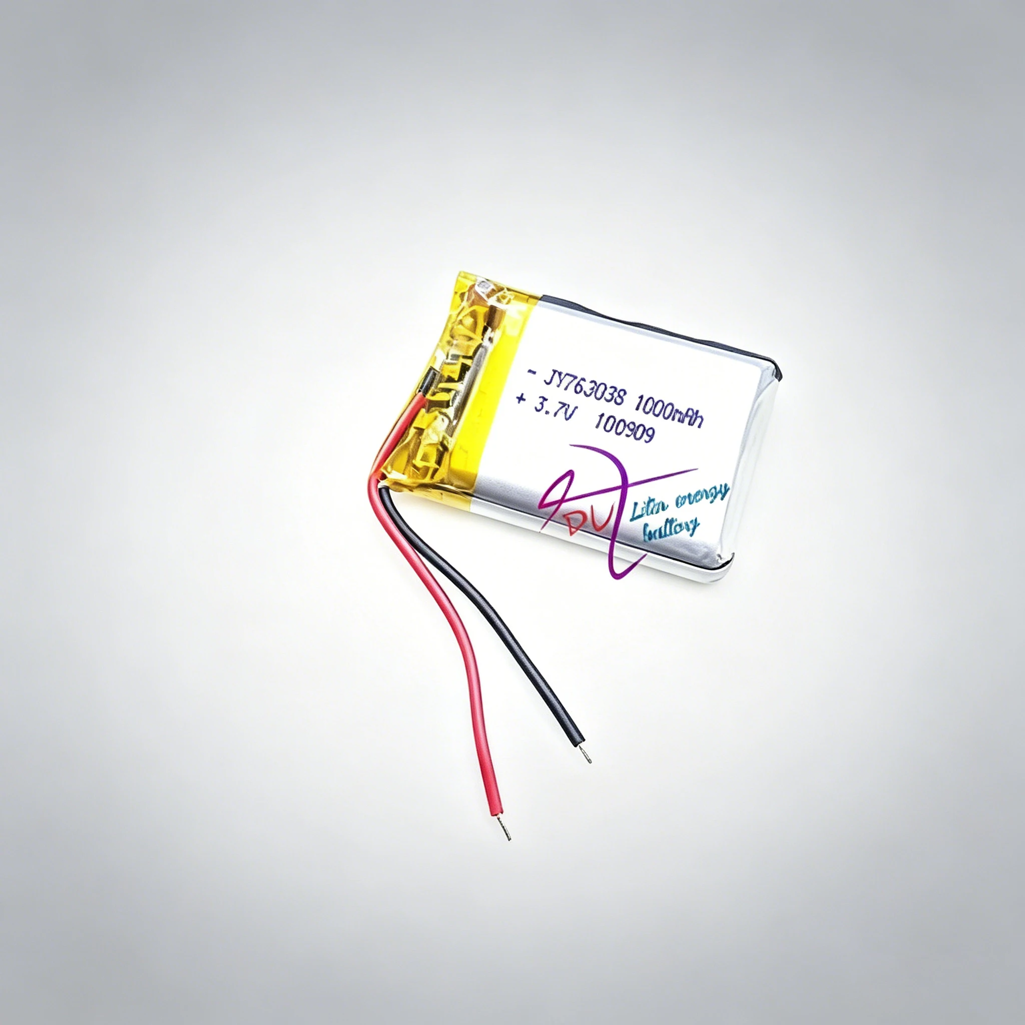 763038 3.7V 1000MAH lithium-ion polymer battery 1000 mah vehicle traveling data recorder LED speakers toys