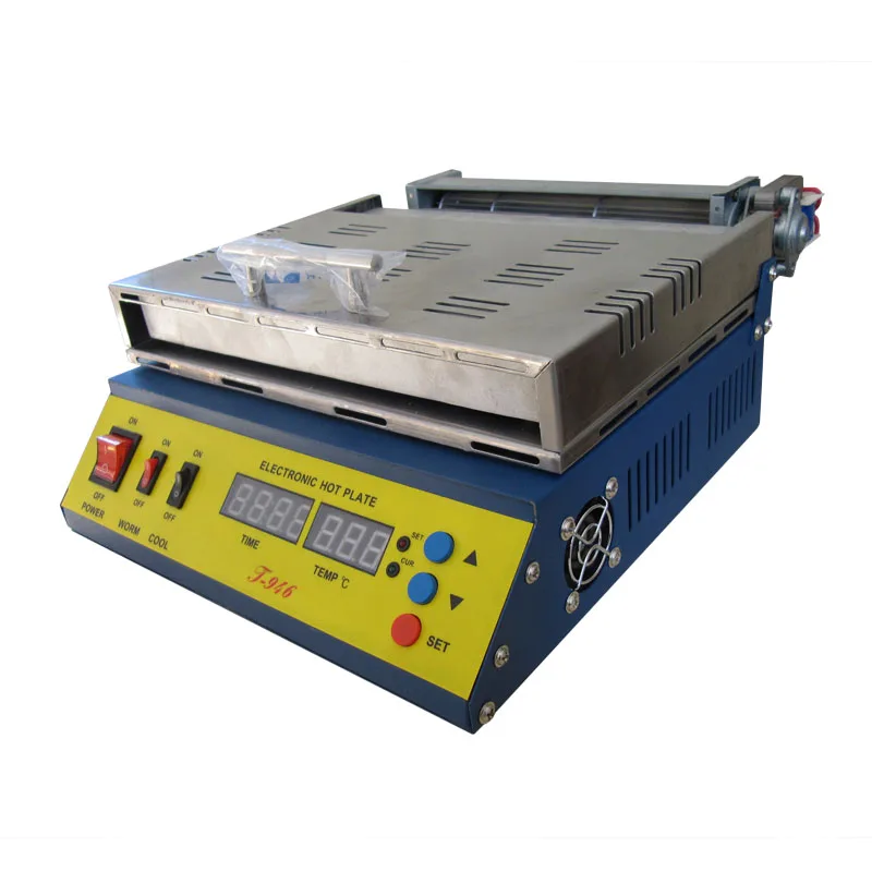 High efficiency puhui T-946 SMT Electronic PCB hot plate,BGA rework station, Reballing machine PCB Preheater Oven