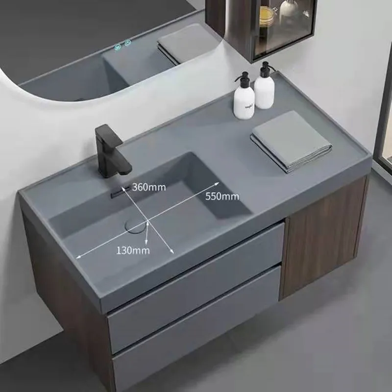 Hotel Washroom Rectangular Shape Single Shape Bathroom Cabinet