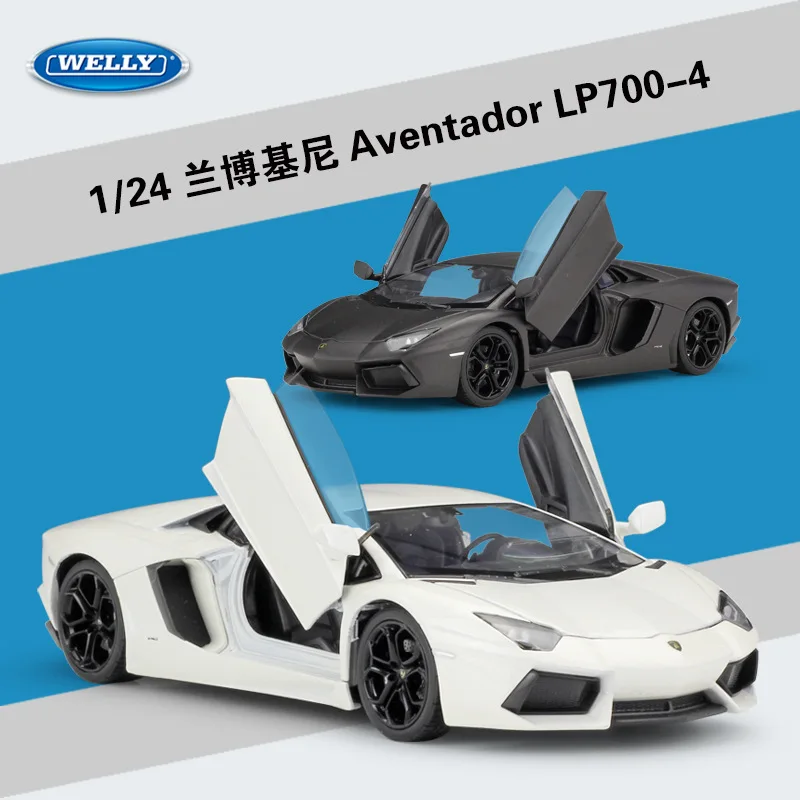 

WELLY 1:24 Lamborghini Aventador LP700-4 Simulation Classic Toy Car Diecast Vehicle Model Metal Alloy Car For Boys Gift B532