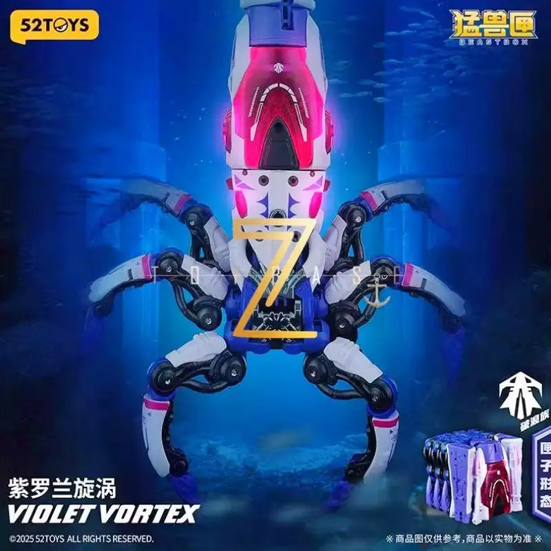 

NEW 52TOYS BEASTBOX BB-52VV Violet Vortex Deformation Robot Anime Action Figures Statue Model Collectible Toys Holiday Gifts