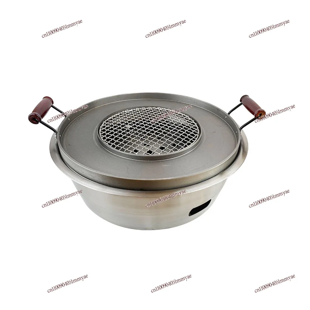 

Barbecue Grill Large Korean Cast Iron Barbecue Pan Carbon Charcoal Grill