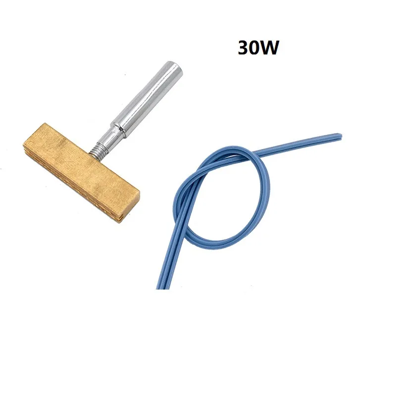 30/40/60W Welding Head T Tip T-Head Soldering Iron With Rubber Cable Hot Press For LCD Screen Repair Soldering Welding Tool