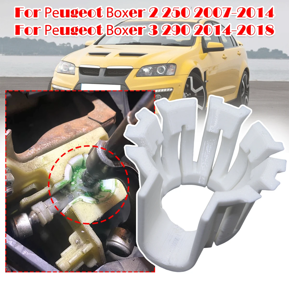 Gear Linkage Assembly Bushing Shifter Bearing Shell Gearstick Lever Rod Selector Bush For Реugeot Вохer 2 250 3 290 2007-2018