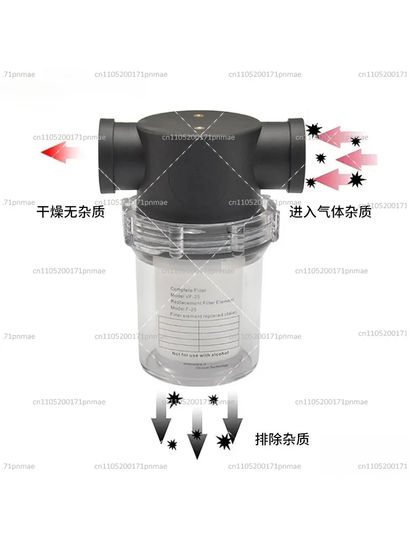 Large Flow Filter Cup Dust Vacuum Pump Filter VF-10/15/20/25/40 Negative Pressure Separable Cartridge