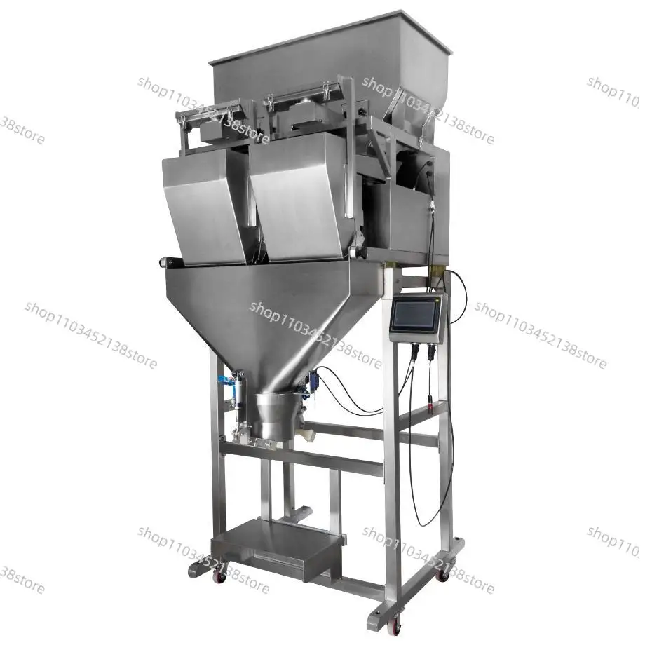 Automatic 2 Head Linear Weigher Packing Machine Weighing Machine Grain Food Packaging Machinery